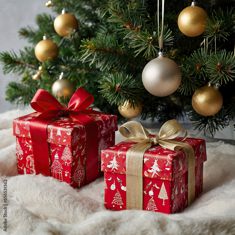 christmas tree with gifts christmas tree with gifts