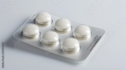 Pharmaceutical tablets with Rosuvastatin for medical use photo