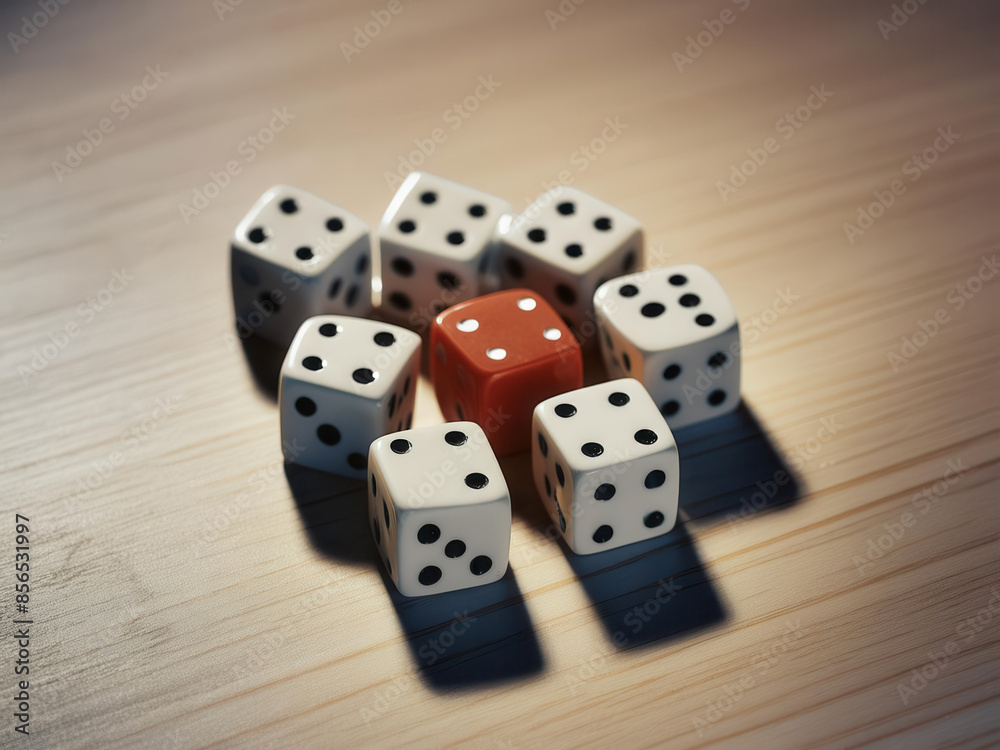 dice on the table dice on the table