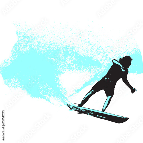 surfista, tabla de surf, vector, surf, ola, surfer, grafico, mar,  deporte