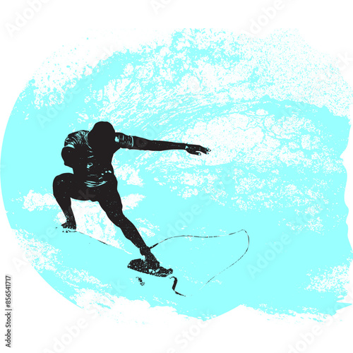 surfista, tabla de surf, vector, surf, ola, surfer, grafico, mar,  deporte