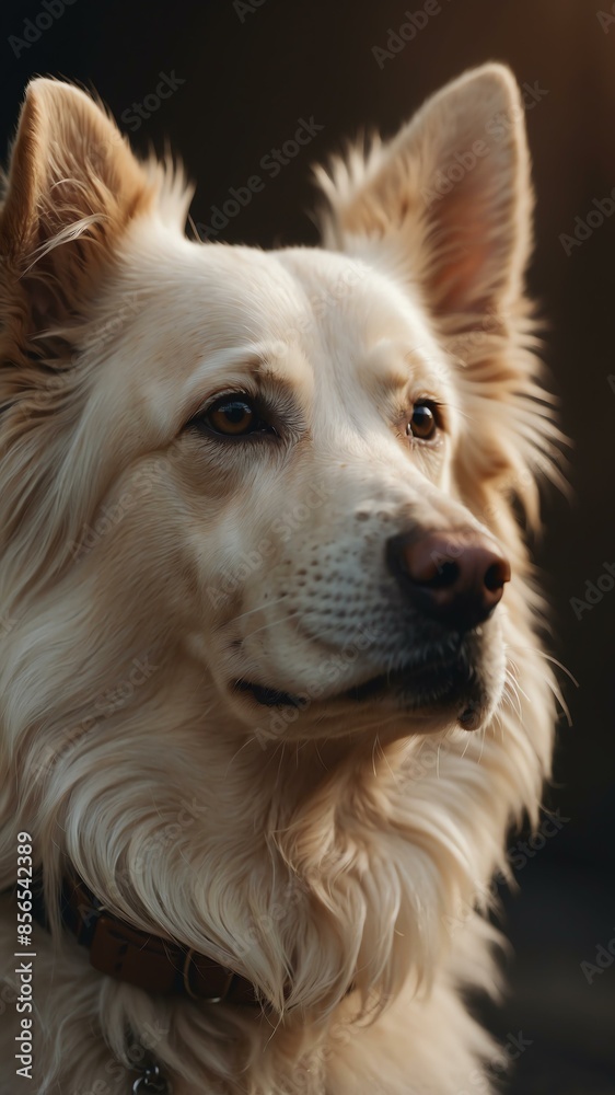 aesthetic image of a cream dog closeup for wallpaper background aesthetic image of a cream dog closeup for wallpaper background
