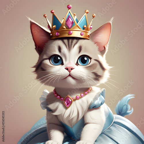Magia Real: Gatita con su Corona