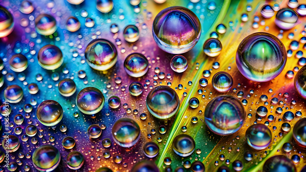 Sparkling flowers and magical dew drops Sparkling flowers and magical dew drops