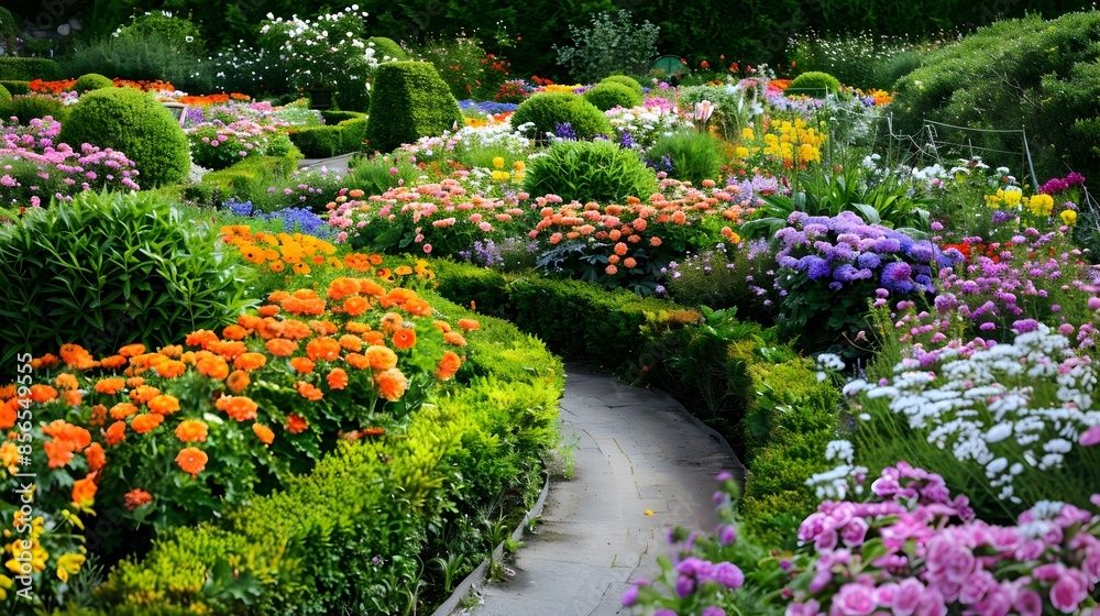 Tapeworms with single shrubs planted
