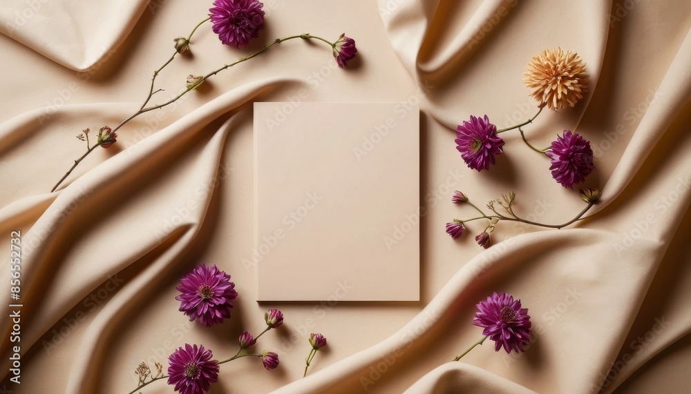 Flatlay image with natural patterns and colors . Top view. Space for text in the center. Frame Flatlay image with natural patterns and colors . Top view. Space for text in the center. Frame