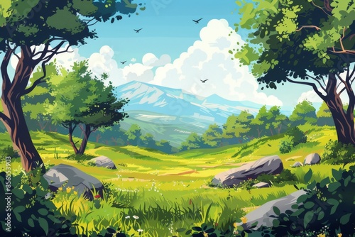 Magical forest scenes for harmonious packaging design concepts
