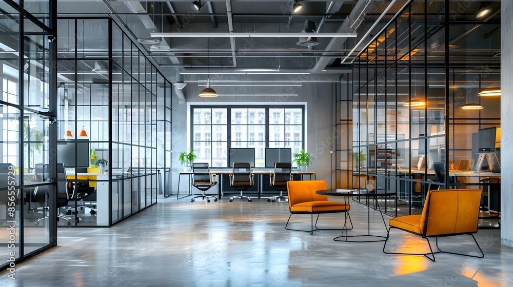 Office interior in a modern style img Office interior in a modern style img