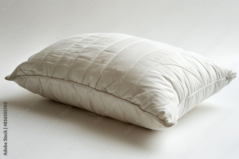 Fototapeta premium Healthy pillow isolated on a white background