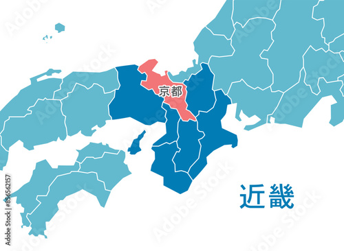 京都府　京都　地図