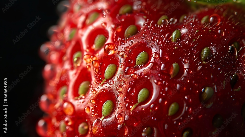 A close up of a strawberry A close up of a strawberry