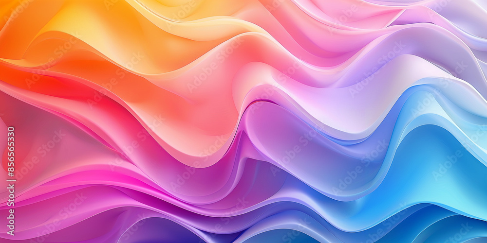 Bunte Linien in 3D Optik für schönen Hintergrund Bunte Linien in 3D Optik für schönen Hintergrund