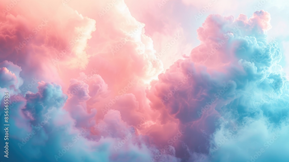 pink and blue pastel background. soft and sweet texture of watercolor clouds for wallpaper and banner. pink and blue pastel background. soft and sweet texture of watercolor clouds for wallpaper and banner.