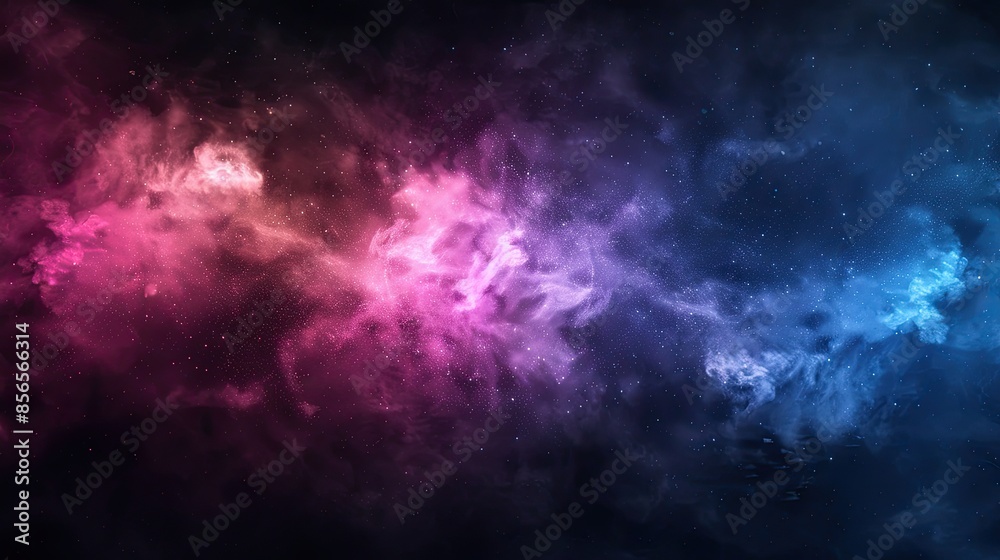 Vibrant cosmic nebula in space with swirling colors of pink, purple, and blue, creating a mesmerizing and ethereal abstract background. Vibrant cosmic nebula in space with swirling colors of pink, purple, and blue, creating a mesmerizing and ethereal abstract background.