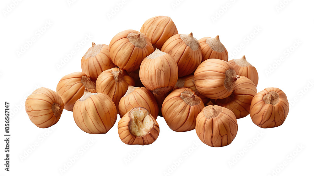 Hazelnut isolated on transparent background. PNG Hazelnut isolated on transparent background. PNG