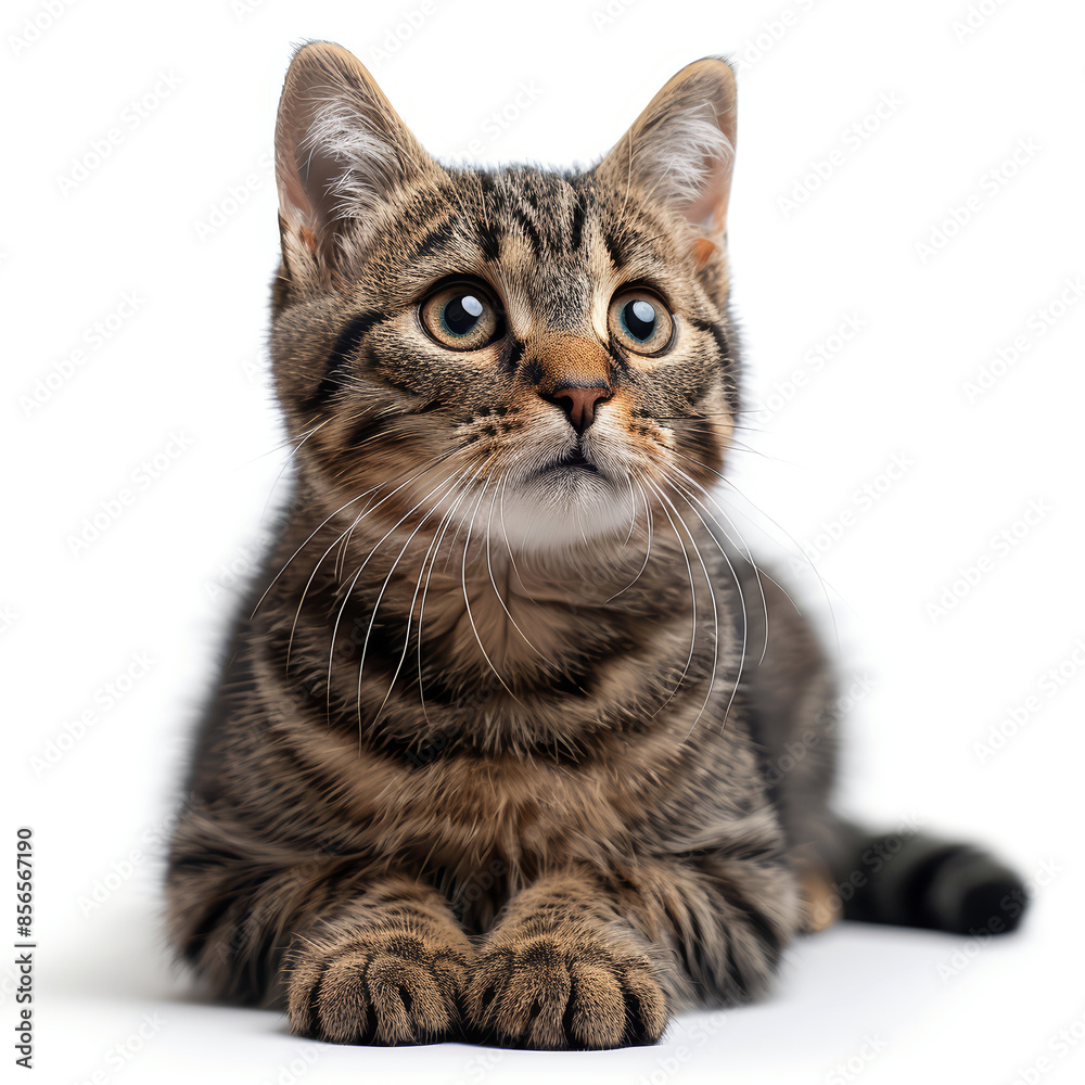 Obraz premium Adorable tabby cat