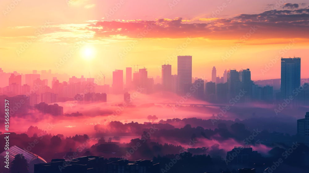 landscape beautiful of skyline on the morning, afternoon, evening and night landscape beautiful of skyline on the morning, afternoon, evening and night