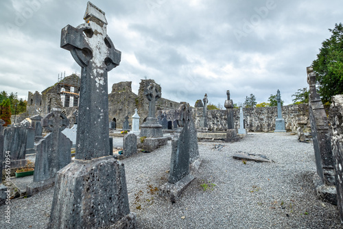Obraz na płótnie Old cemetery. Cong, Ireland w salonie