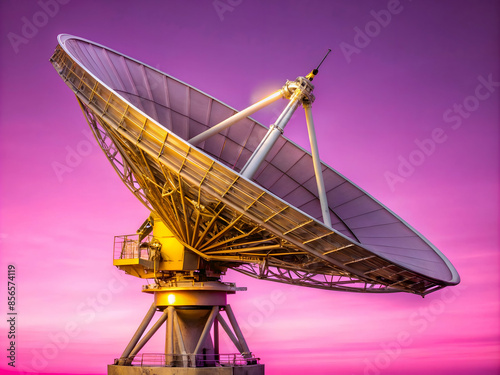 High-Tech Satellite Dish