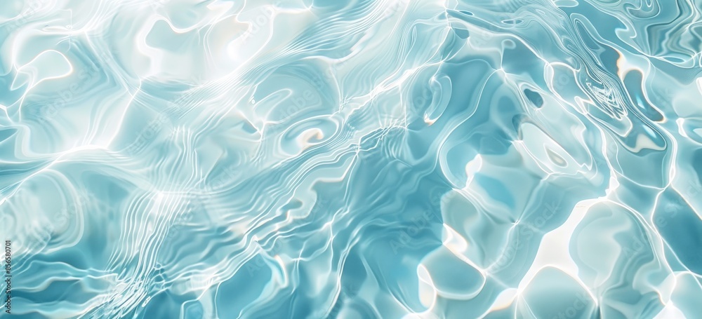 Abstract Ripples in Blue Water background Abstract Ripples in Blue Water background
