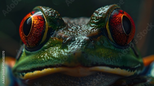 Red eye frog.  © Berkah