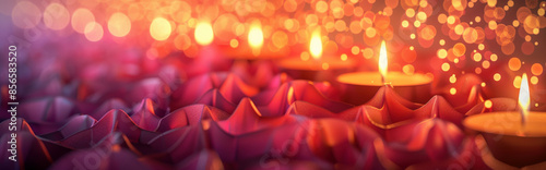  subtle gradient background bursts reminiscent of light emanating from diyas or candles, using soft transitions and a limited color palette to convey the festive spirit of Diwali photo