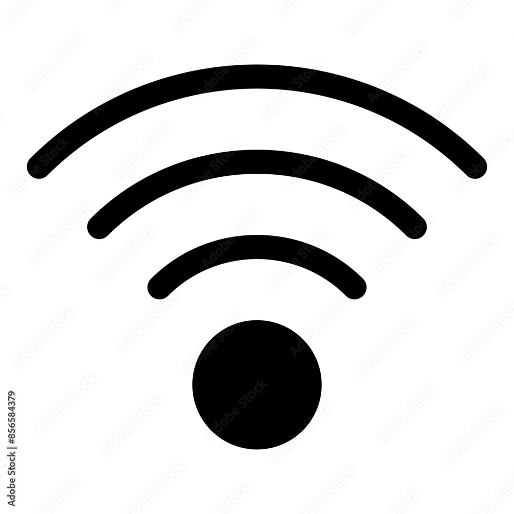 wifi glyph icon isolated on white background wifi glyph icon isolated on white background