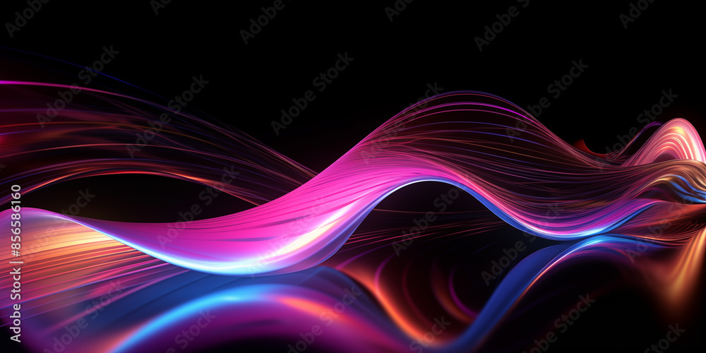 Abstract colorful curved surface art business background Abstract colorful curved surface art business background