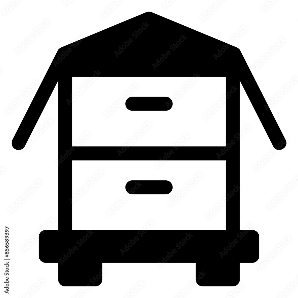 beehive glyph icon isolated on white background beehive glyph icon isolated on white background