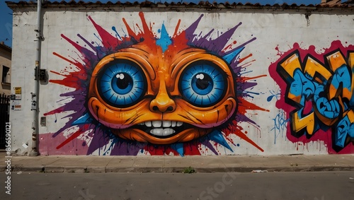 A neighborhood where graffiti art tells the stories of its inhabitants ai_generated © Haroon