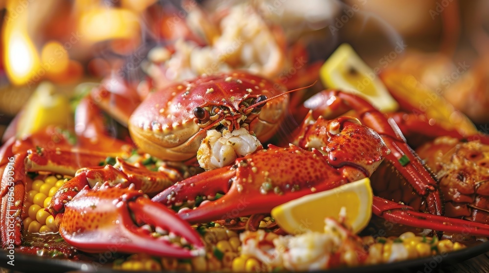 The salty sea air mixes with the rich aroma of steaming crab legs and buttery lobster tails creating a mouthwatering feast for the senses. The salty sea air mixes with the rich aroma of steaming crab legs and buttery lobster tails creating a mouthwatering feast for the senses.