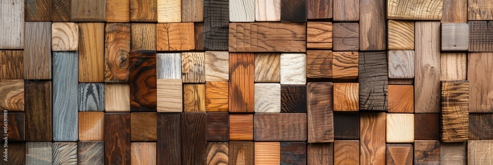 Rustic Wooden Wall Texture with Varied Tones Rustic Wooden Wall Texture with Varied Tones