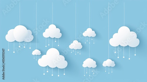 paper clouds from strings