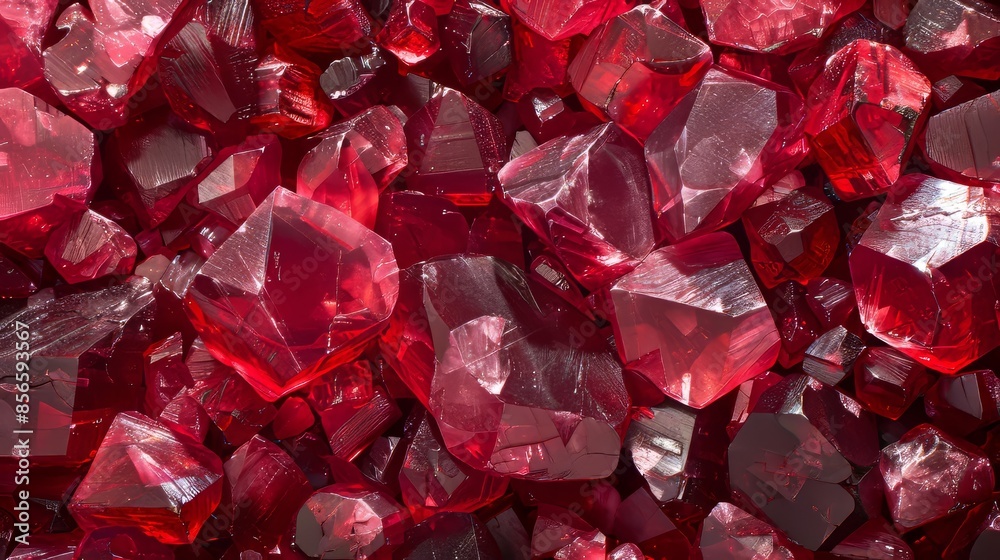 Detailed gemstone texture with radiant shine, luxurious seamless ruby red background, captivating elegance, raw style, rich texture Detailed gemstone texture with radiant shine, luxurious seamless ruby red background, captivating elegance, raw style, rich texture