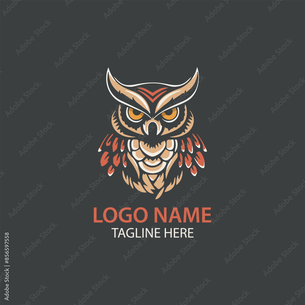 owl illustration, owl logo design, Simple owl head logo design vector owl illustration, owl logo design, Simple owl head logo design vector