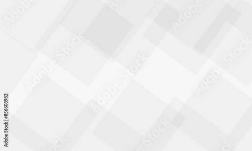 Abstract white and grey geometric gradient square pattern future concept texture background. Concept for template, texture, website, banner and brochure background. Vector illustration