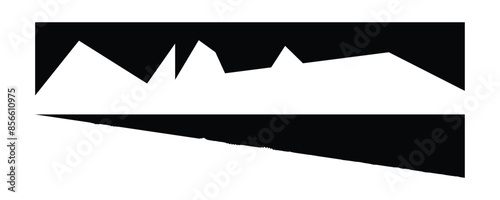 Website border, web page divider shapes. Geometric and organic separator headers for graphic design template, isolated with background.
