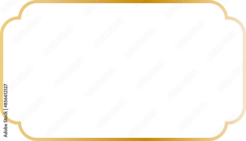 Fototapeta premium Elegant vintage golden frame background