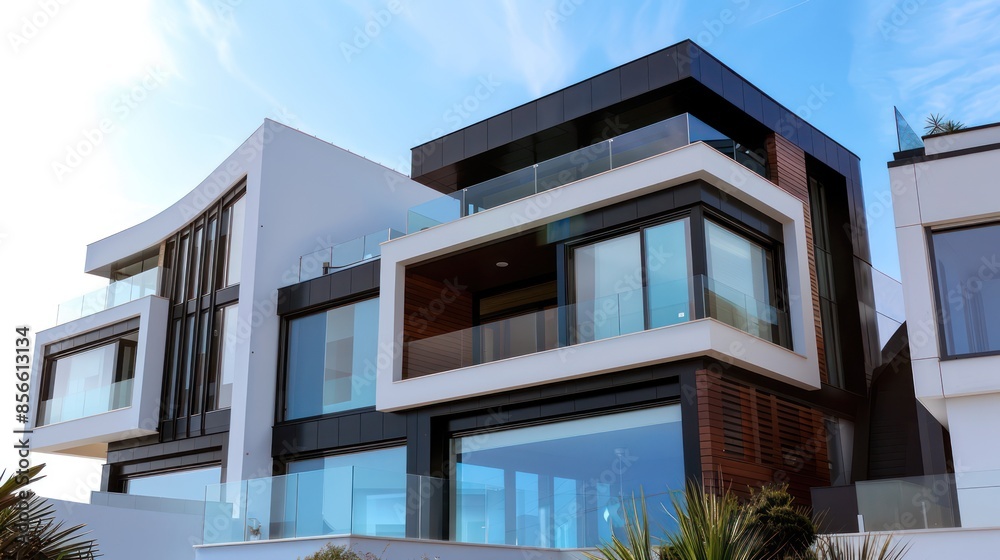 Modern homes and Town houses. Modern homes and Town houses.