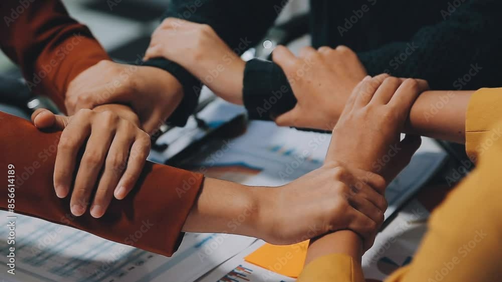 Business people, meeting and shaking hands for success, deal or advice with corporate auditor in office. Financial advisor, clients or accountant handshake for thank you with profit, stats or report Business people, meeting and shaking hands for success, deal or advice with corporate auditor in office. Financial advisor, clients or accountant handshake for thank you with profit, stats or report
