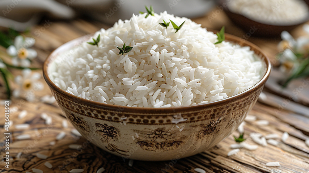 bowl of rice and chopsticks bowl of rice and chopsticks