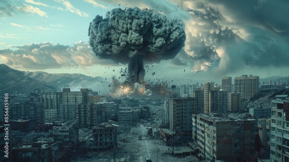 Understanding Nuclear Weapons: Threats and Impacts Stock Photo | Adobe ...