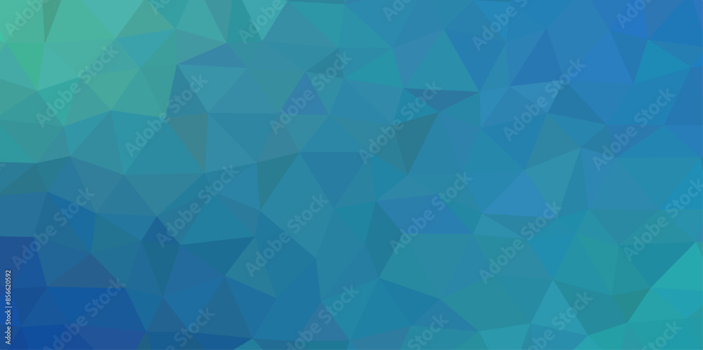 Light Blue, Green vector polygon with gradient. Shining triangular template. Vector triangle mosaic cover. Light Blue, Green vector polygon with gradient. Shining triangular template. Vector triangle mosaic cover.