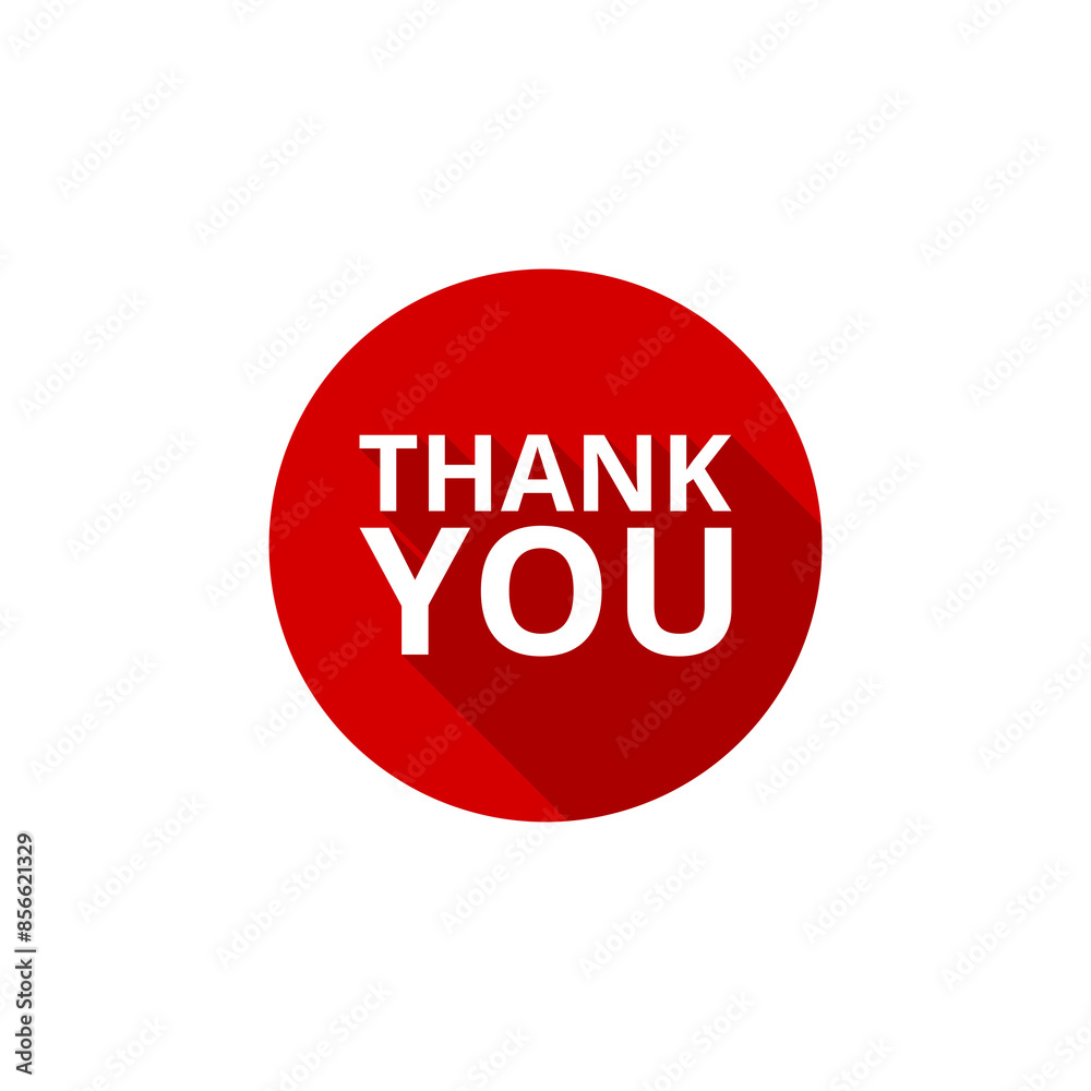 Thank you icon isolated on transparent background Thank you icon isolated on transparent background