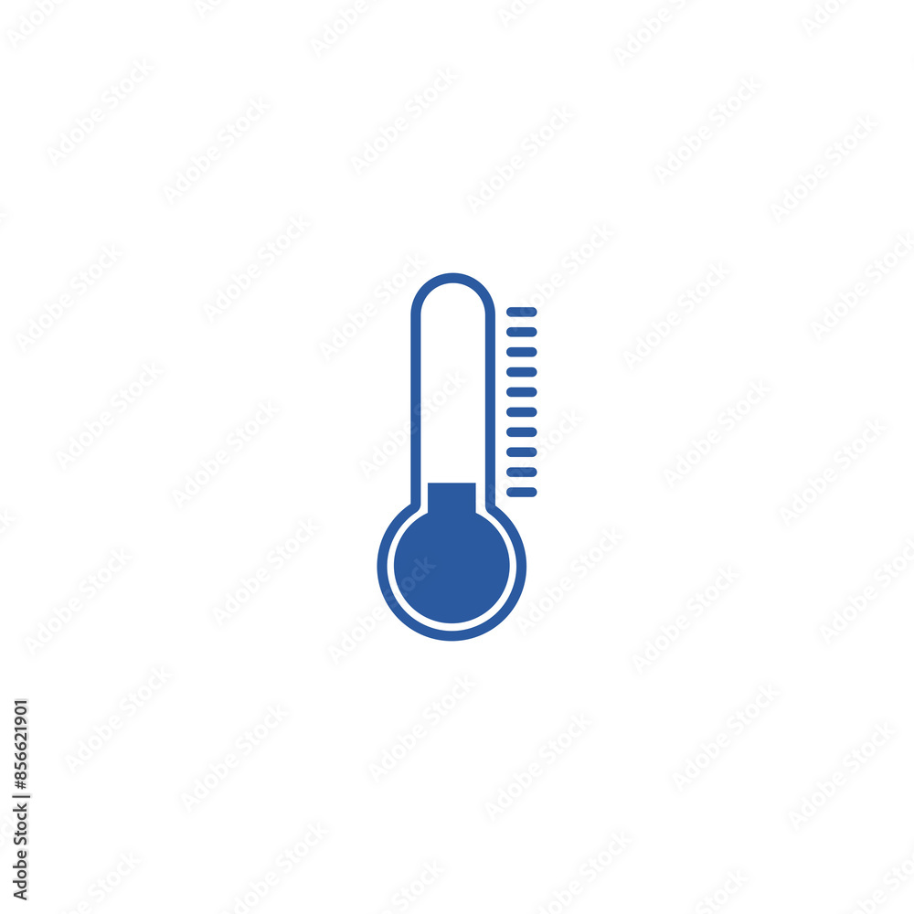 Thermometer icon isolated on transparent background Thermometer icon isolated on transparent background