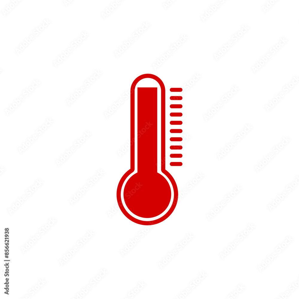 Thermometer icon isolated on transparent background Thermometer icon isolated on transparent background