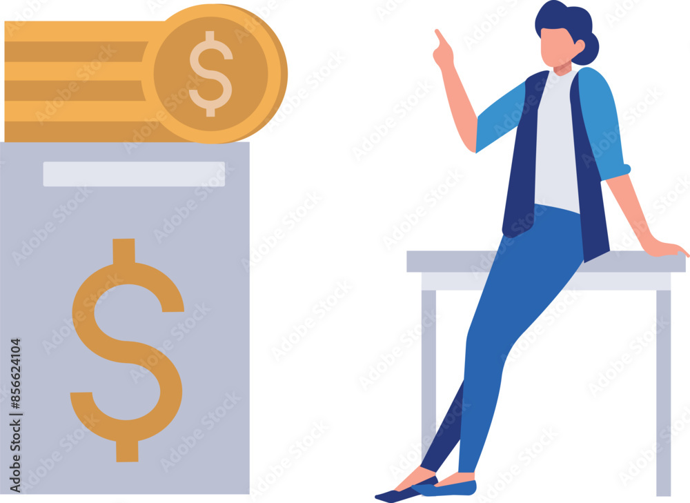 Girl is talking about finance business strategy. Girl is talking about finance business strategy.