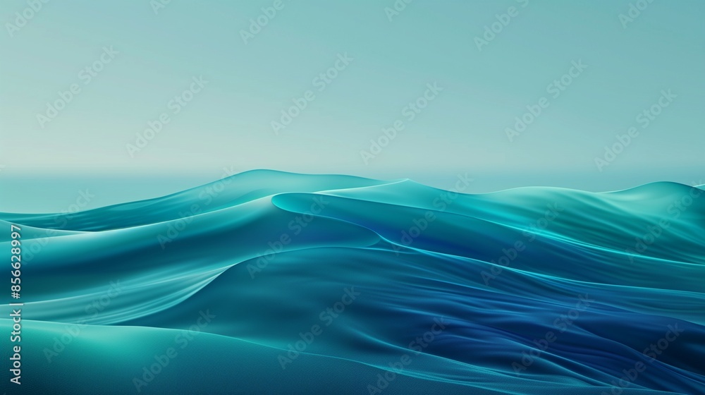A smooth gradient of oceanic blues and greens with subtle wave patterns, creating a serene abstract background. A smooth gradient of oceanic blues and greens with subtle wave patterns, creating a serene abstract background.