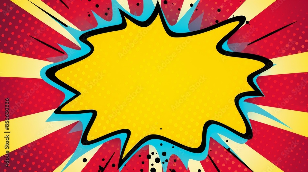 Design a lively pop art speech bubble for a retro look on your banners. Design a lively pop art speech bubble for a retro look on your banners.