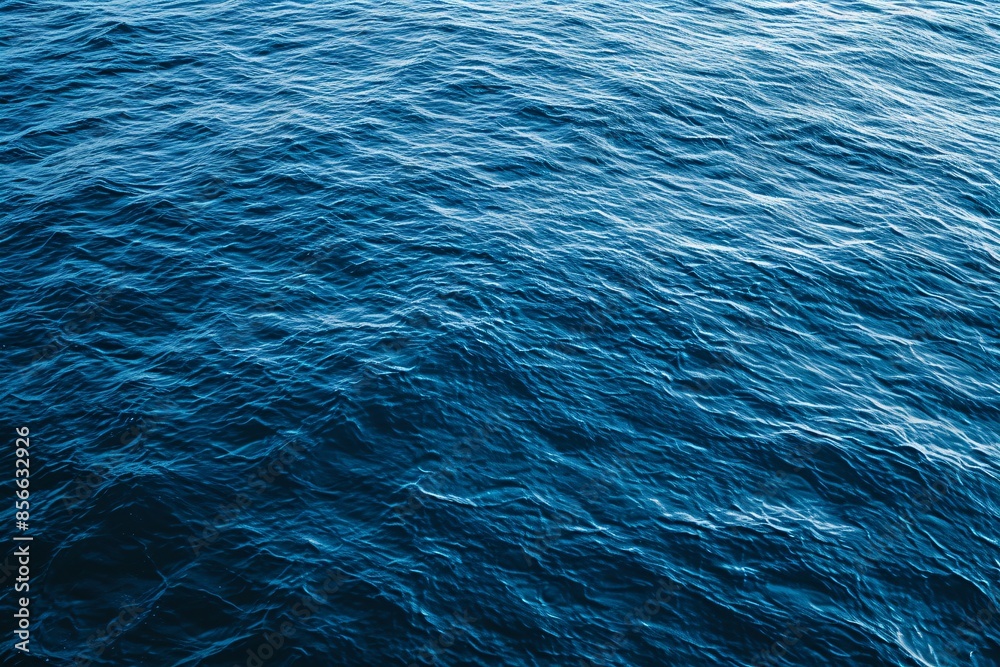 a blue water surface with small ripples a blue water surface with small ripples